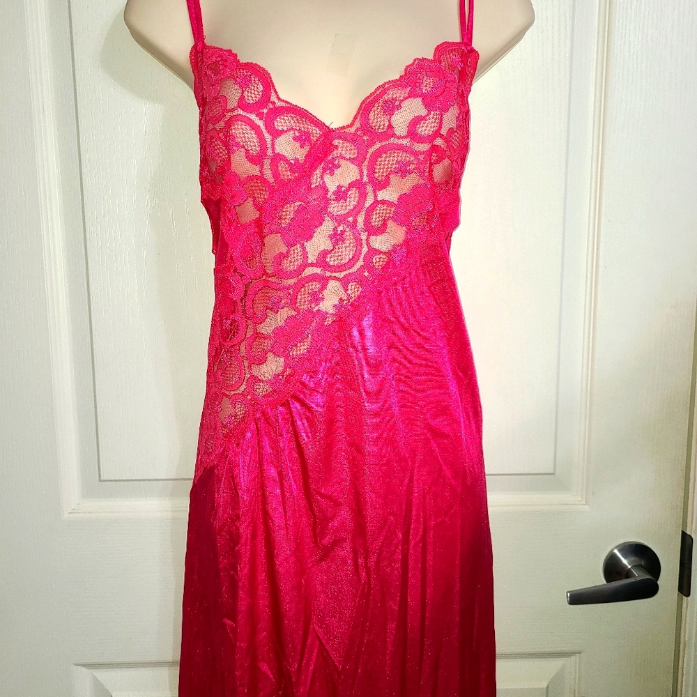 Long Plus Size PINK Lingerie